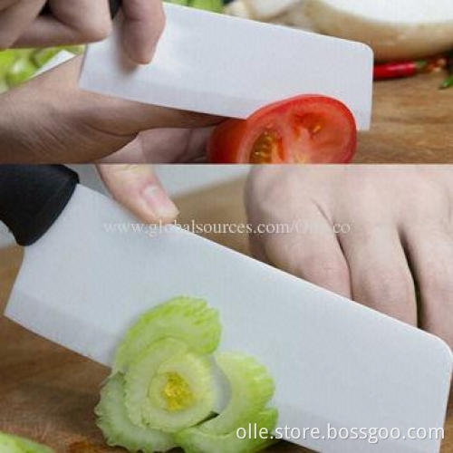 Ceramic Blade Chinese Cleaver Knife